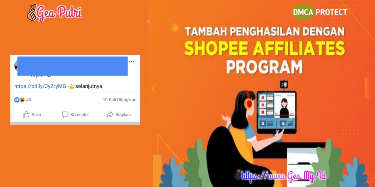 Penipuan menggunakan affiliate dibungkus bitly